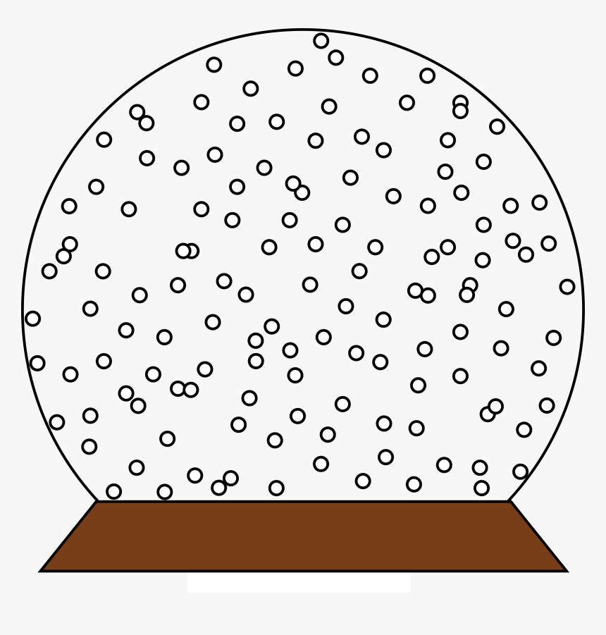 Angle,area,line - Png Transparent Snow Globe, Png Download