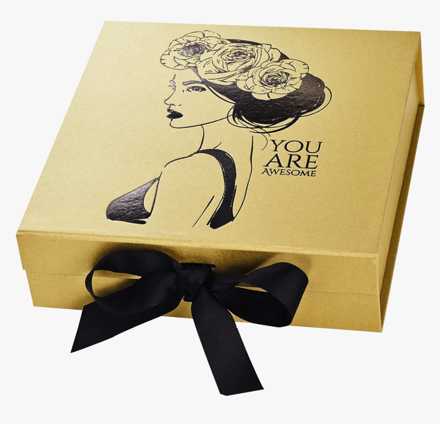 Custom Gold Foil Boxes - Metalized Box, HD Png Download