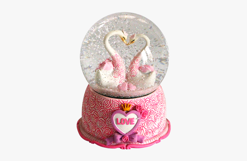 Lover Swans Musical Snow Globe - Turkey, HD Png Download