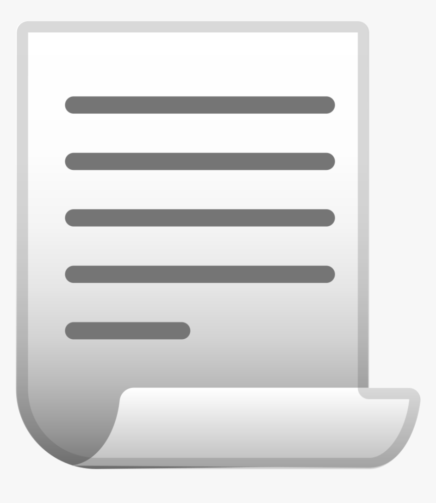 Page With Curl Icon - 📃 Emoji, HD Png Download