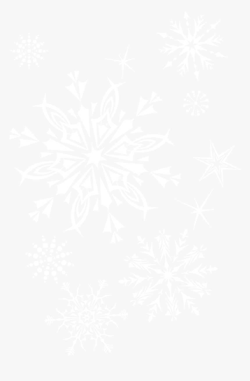 White Snowflakes Png - Christmas Background For Profile, Transparent Png