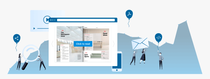 Header Background - Flipsnack, HD Png Download