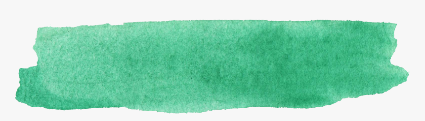 Green Watercolor Brush Stroke, HD Png Download