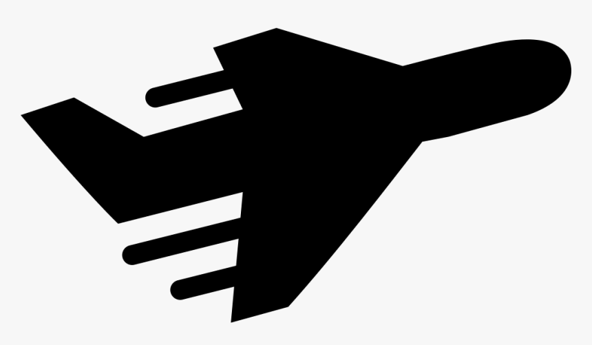 Delivery Plane Silhouette Travelling - Icon, HD Png Download