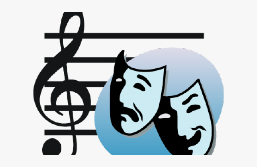 Mirror Clipart Drama - Music And Drama Logo, HD Png Download