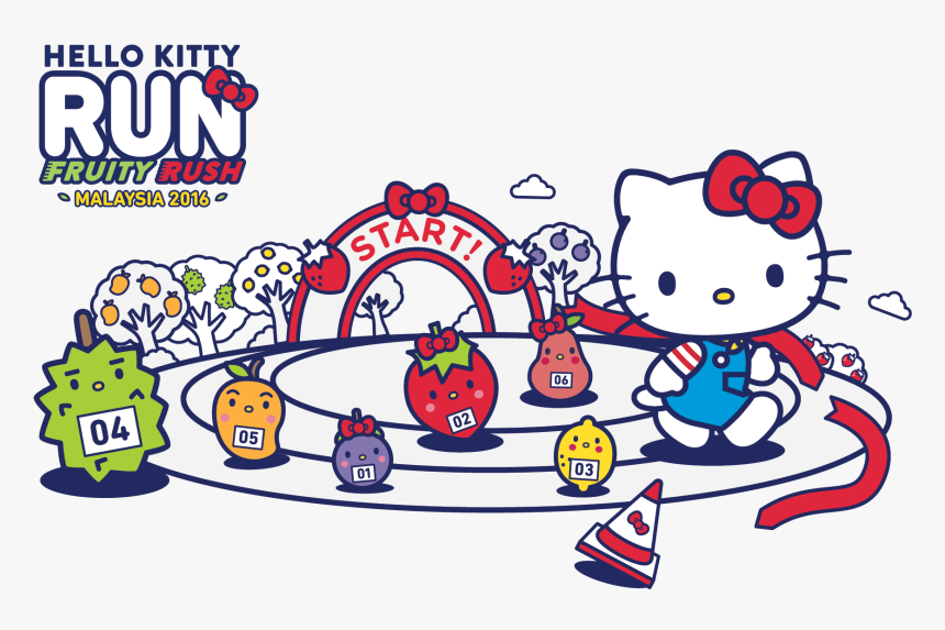 Hello Kitty Run Malaysia - Hello Kitty Run 2017 Malaysia, HD Png Download