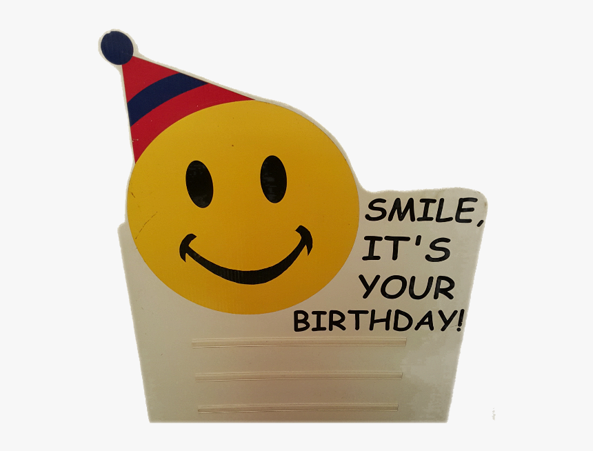 Transparent Birthday Items Png - Smiley, Png Download