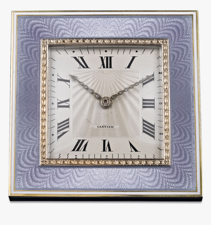 Art Deco Desk Clock By Cartier - Clock, HD Png Download