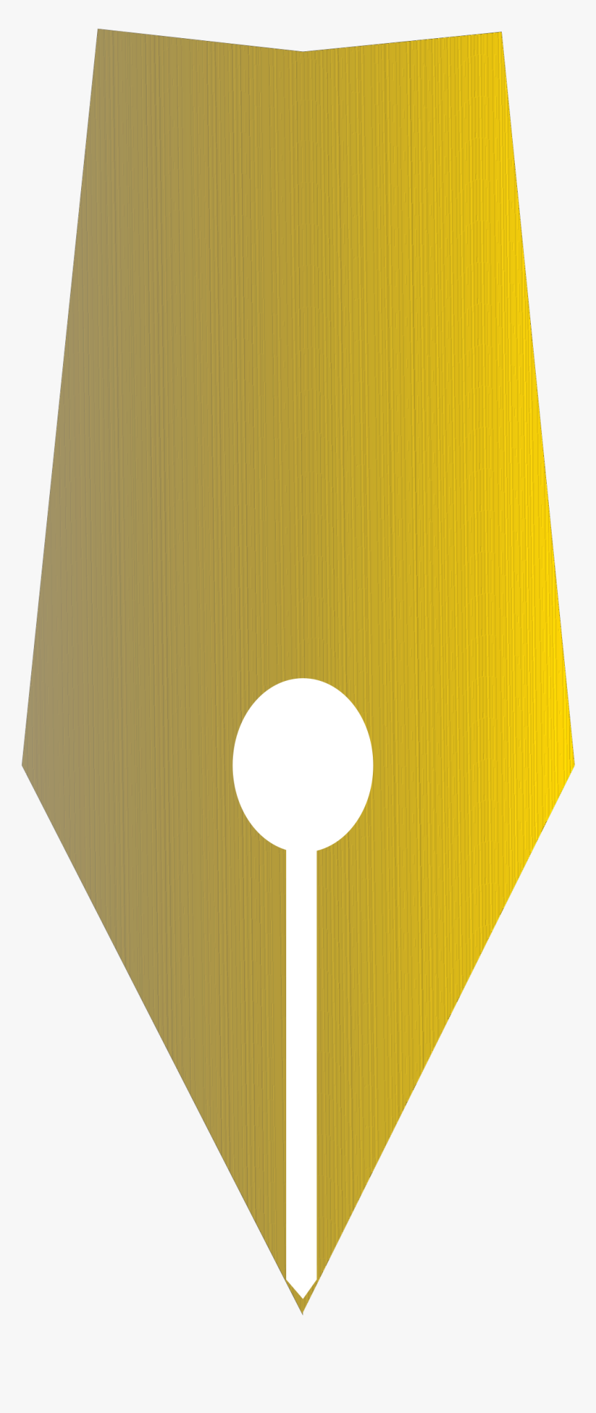 Fountain Pen Tip Golden Clip Arts - Traffic Sign, HD Png Download