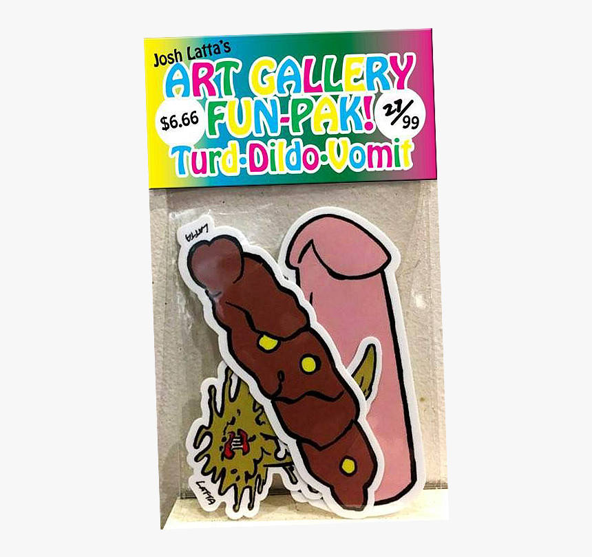 Image Of Josh Latta S Art Gallery Fun-pak Stickers - Cartoon, HD Png Download
