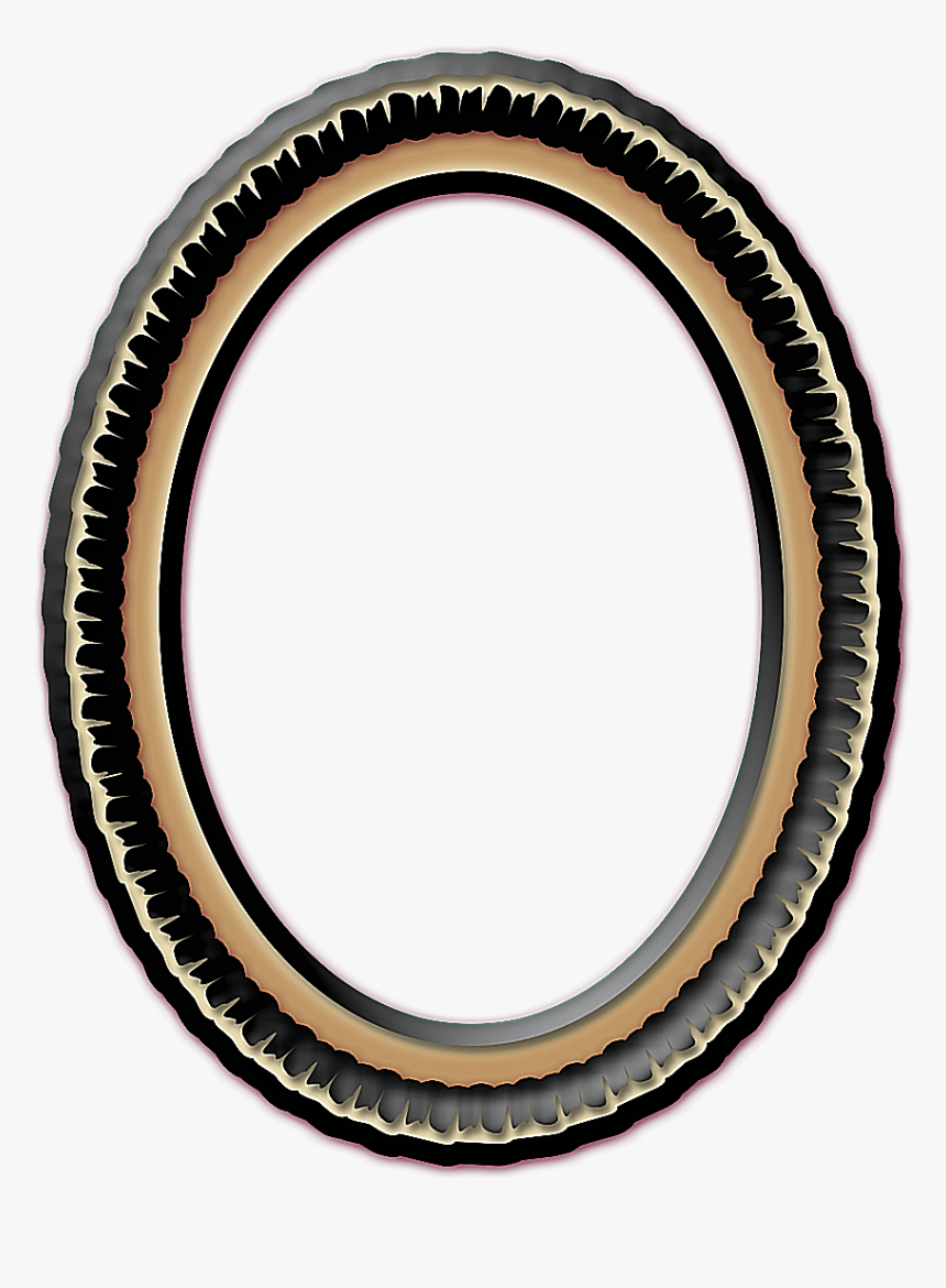 Oval Picture Frame Png - Circle, Transparent Png