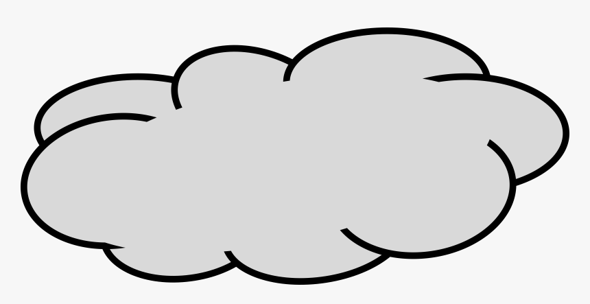 Abought Clipart Cloud 5 Duck Black And - Clouds Clipart, HD Png Download