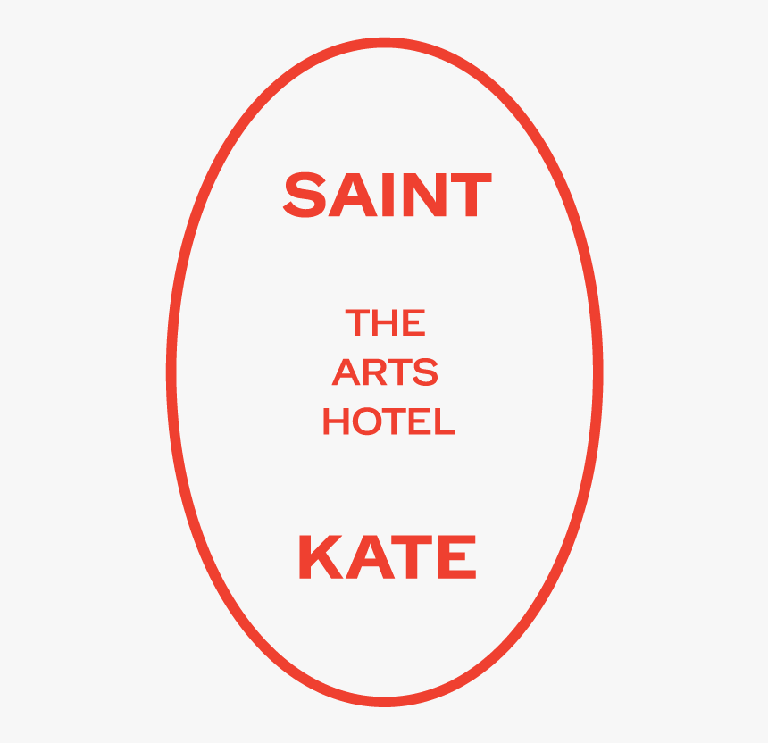 Saintkate Artshotel Oval Cmyk Red - Circle, HD Png Download