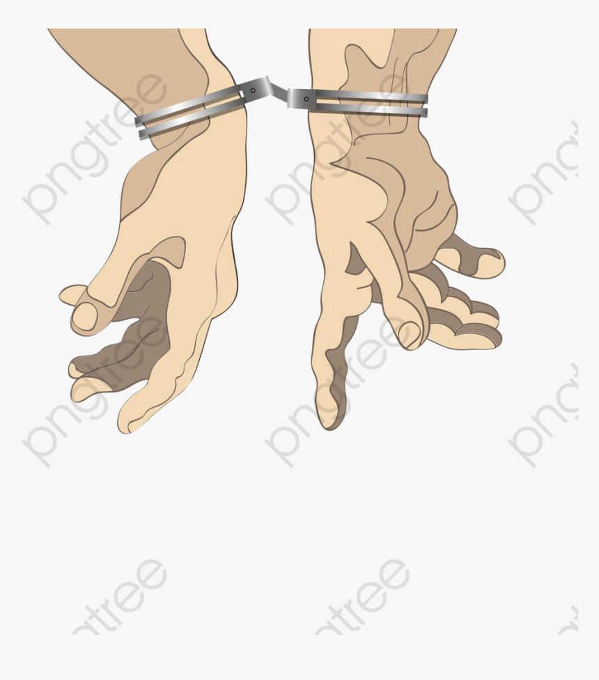 Handcuff Clipart Captured - Handcuffs, HD Png Download
