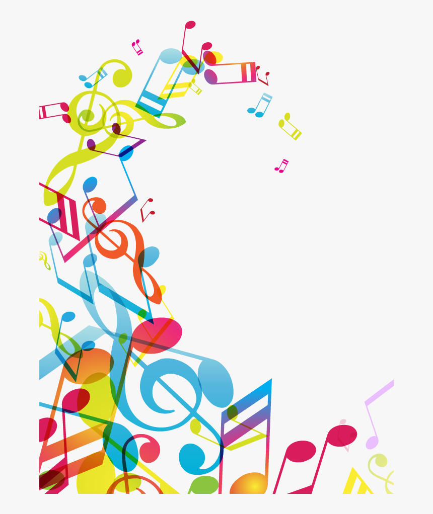Transparent Speaker Clipart Musical Notes Border Png, Png Download