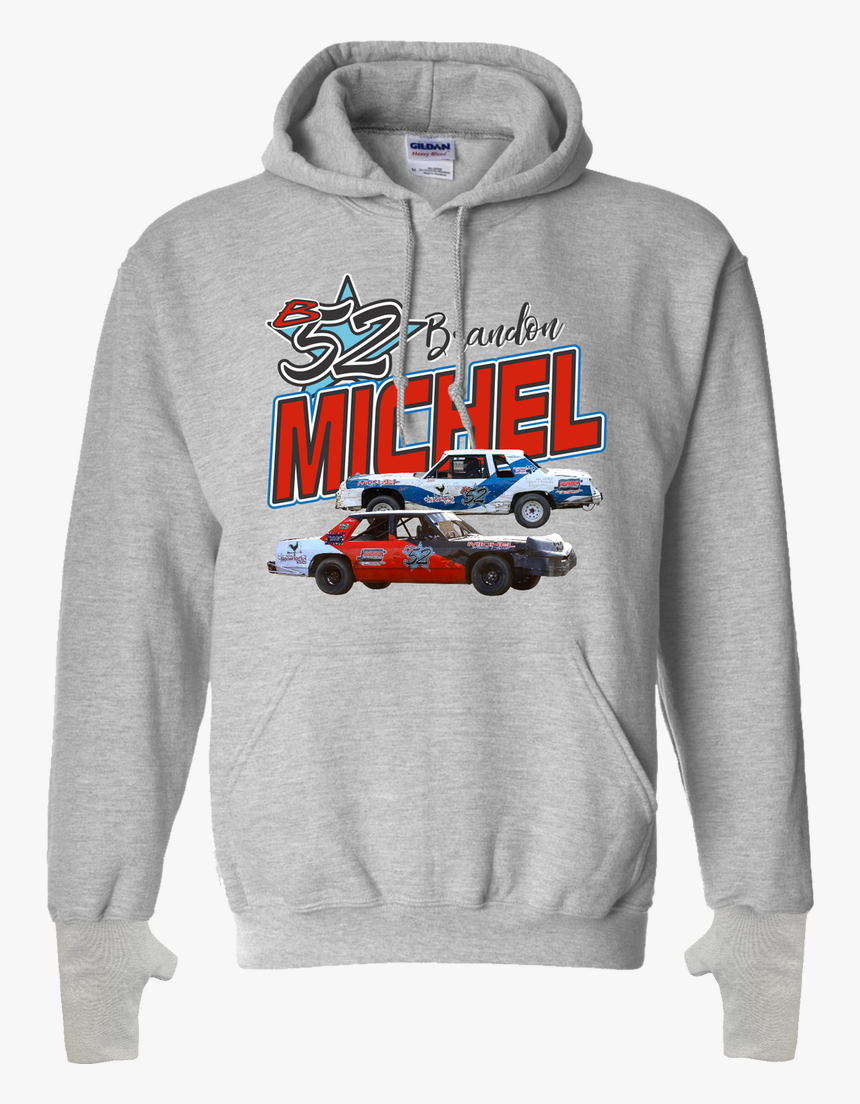 Michel Racing Soft Handcuff Hoodie - Gray Hoodies, HD Png Download