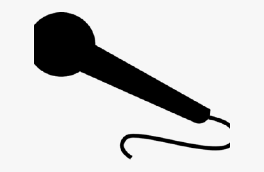 Transparent Sing Clipart Black And White - Mickrophone Clipart Black And White, HD Png Download