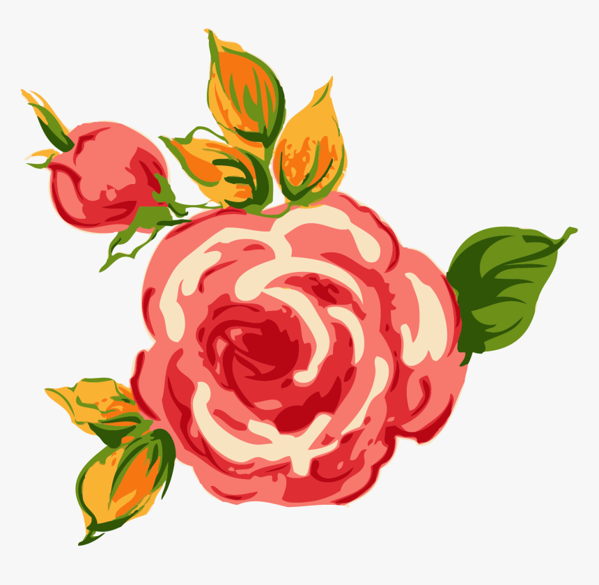 Garden Roses, HD Png Download