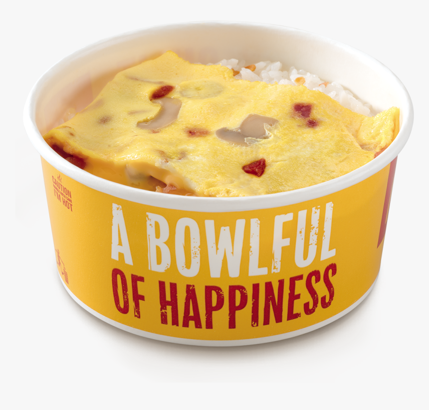 Cheesy Omelette Bowl Mcdo, HD Png Download