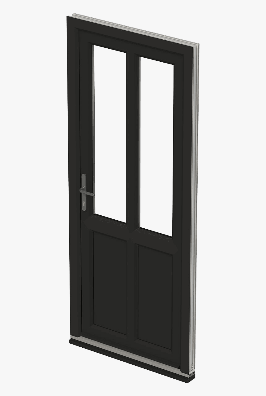 Black Front Door - Black Front Door Clipart, HD Png Download