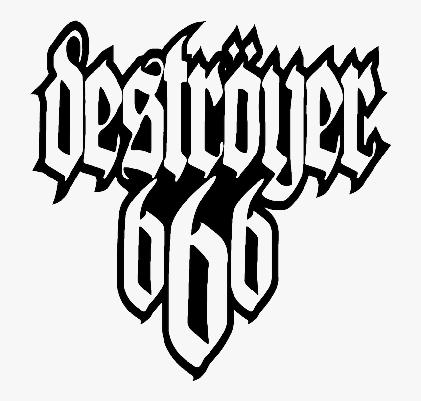Des666 - Destroyer 666 Band Logo, HD Png Download