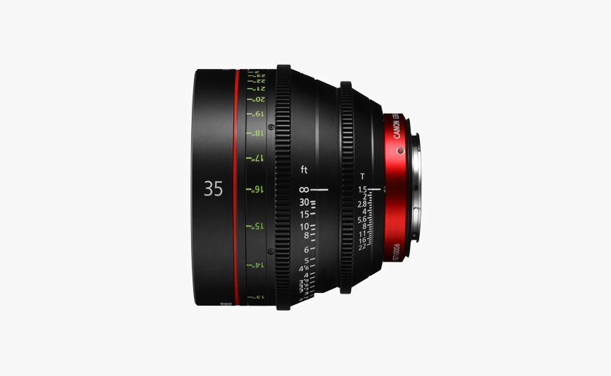 Canon Cn E 35mm T1 - Canon Cinema Lens 35mm, HD Png Download