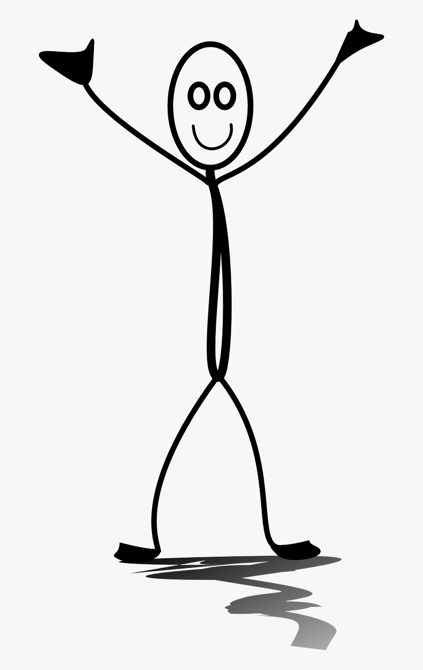 I Am So Flattered - Happy Stick Figure Transparent, HD Png Download