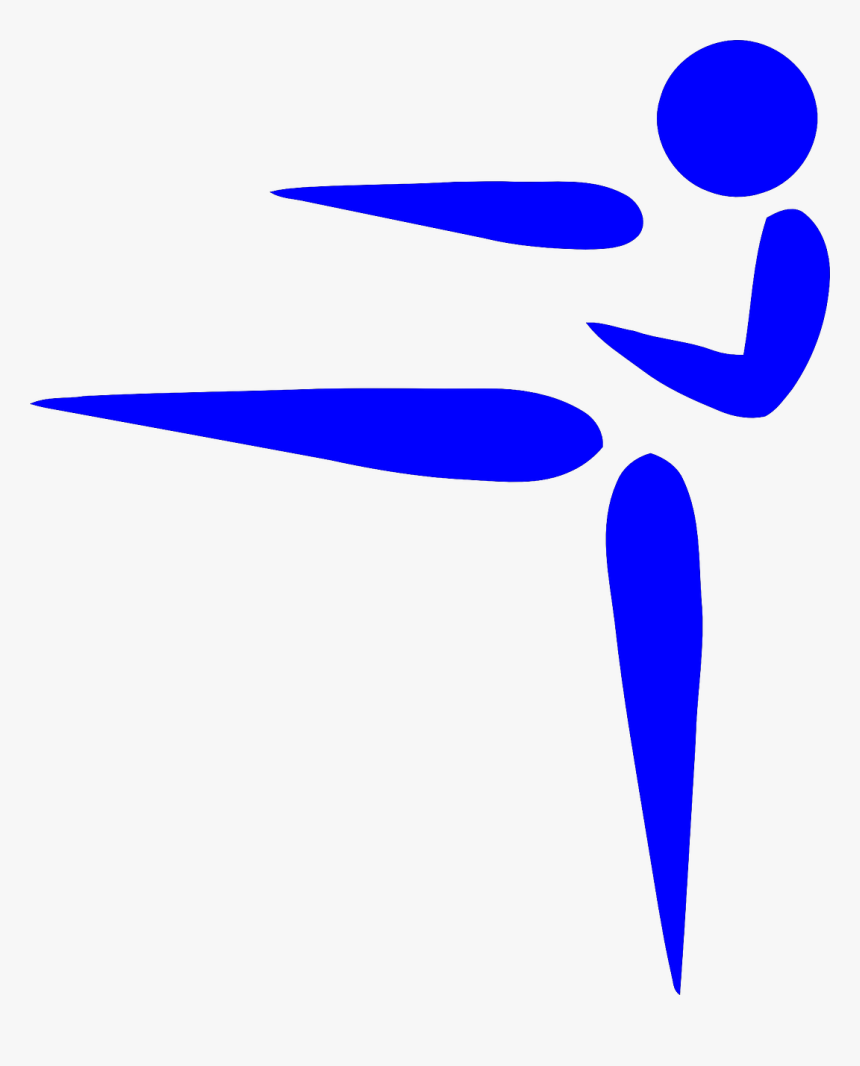 Sport, Icon, Stickman, Stick Figure, Matchstick Man - Karate Pictogram, HD Png Download
