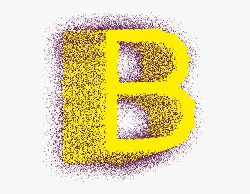 Yellow Magnetic Typeface - Lilac, HD Png Download