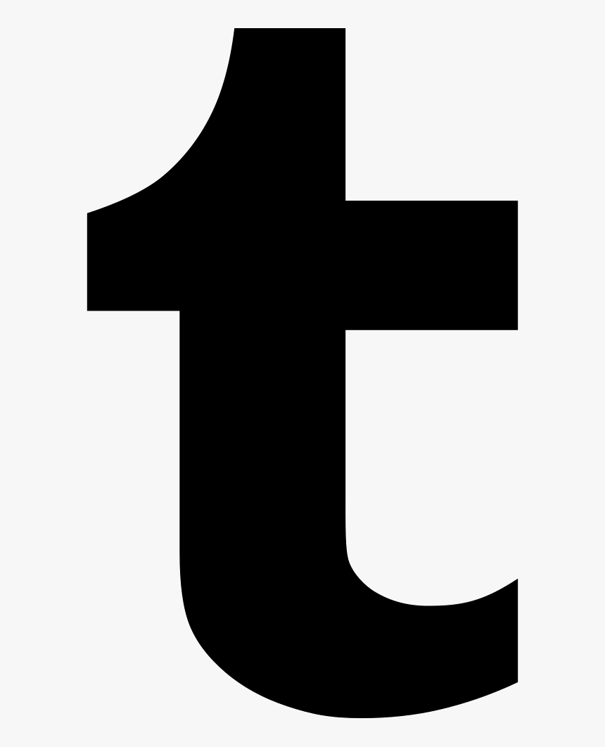 Tumblr Png Black -png File - Logo Svg, Transparent Png
