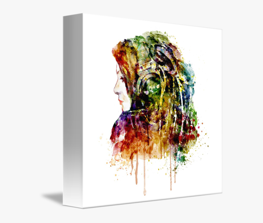 The Girl Is A Dj - Palette, HD Png Download