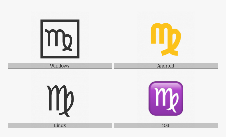 Virgo On Various Operating Systems - Unicode Home Symbol, HD Png Download