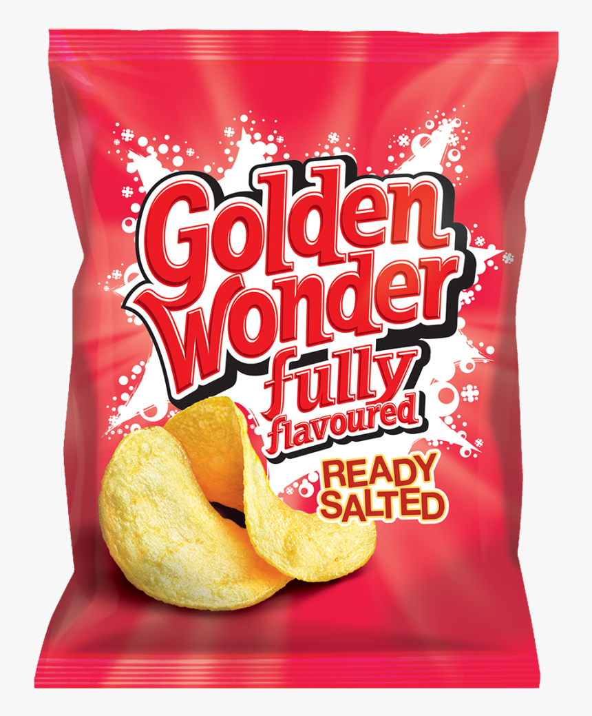Golden Wonder Crisps - Golden Wonder Ready Salted Crisps, HD Png Download