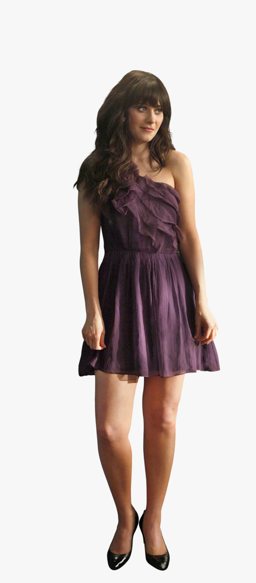 Zooey Deschanel Png Image - Zooey Deschanel New Girl Wedding, Transparent Png