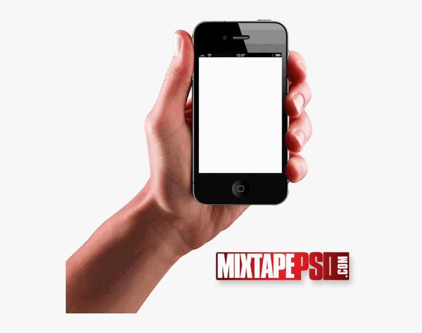 Transparent Hand Holding Phone Png - Iphone 8 Png Hand, Png Download