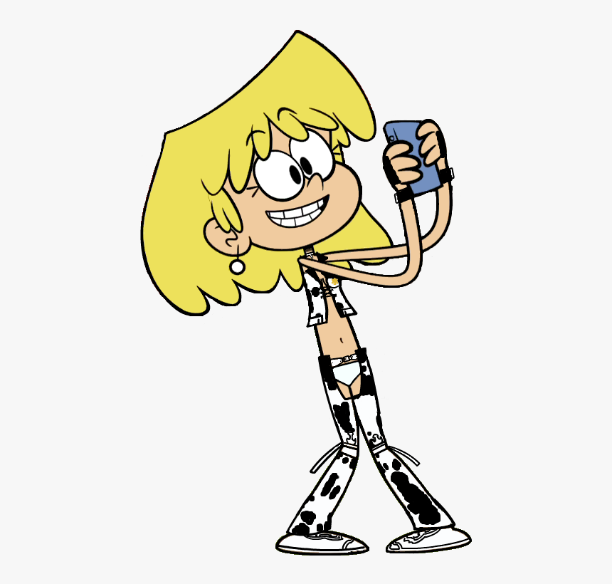 Lori Loud As Dixie Clemets Holding Her Phone - Loud House Lori Bikini, HD Png Download