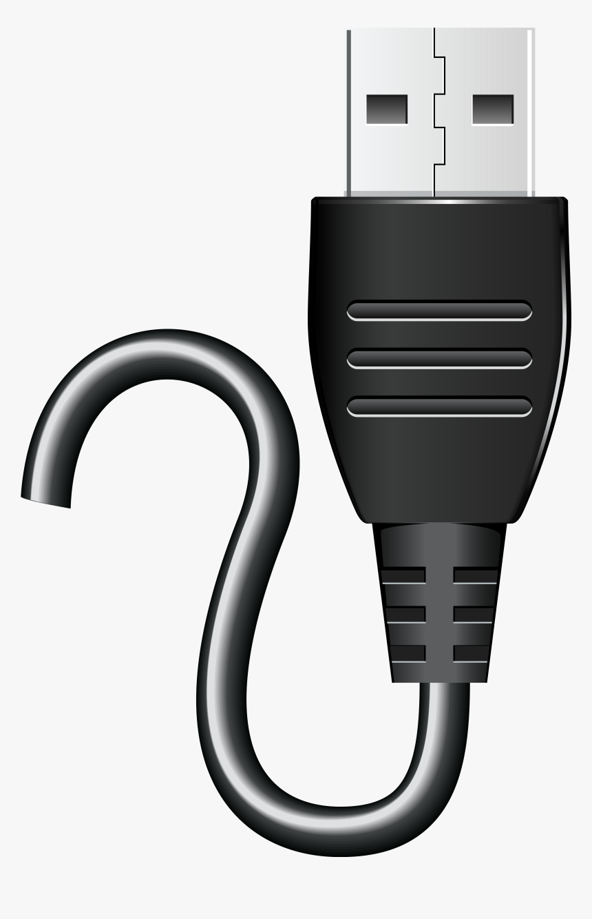 Usb Connector Png Clipart - Usb Cable Clipart, Transparent Png