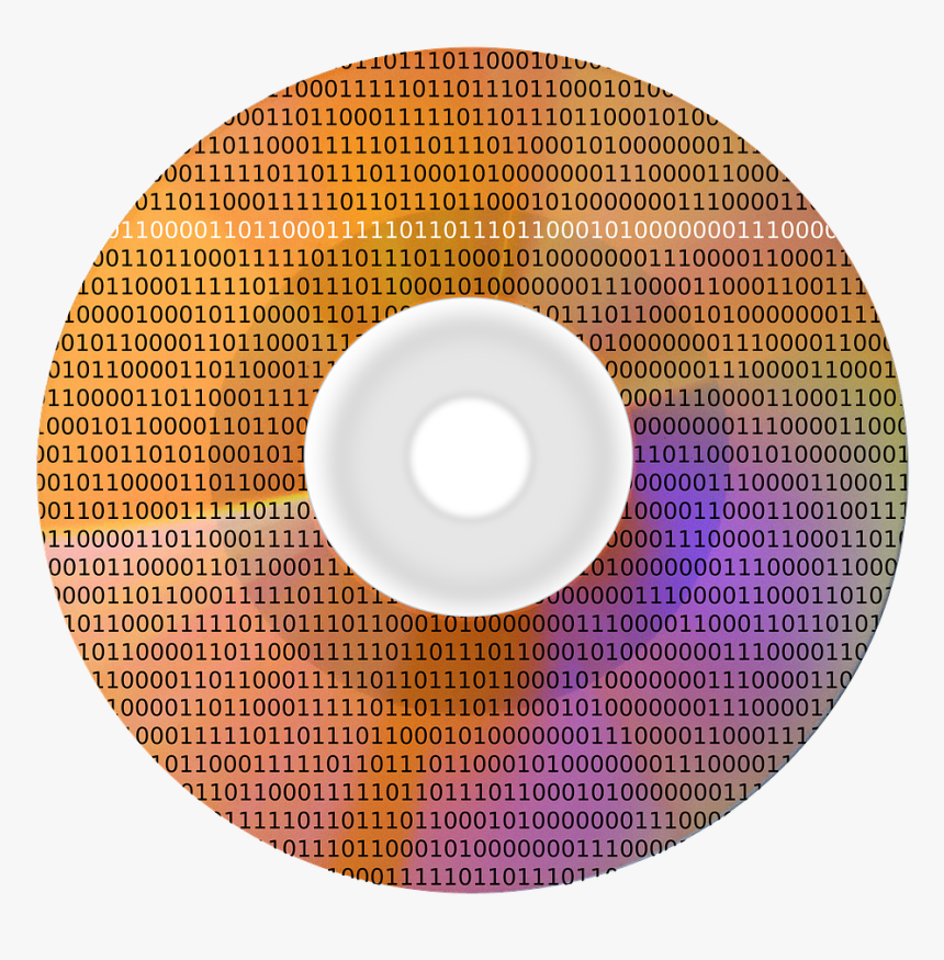 Sistema Binario En Un Cd, HD Png Download