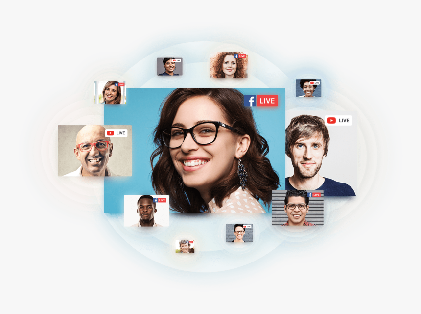 Transparent Youtube Live Png - Girl, Png Download
