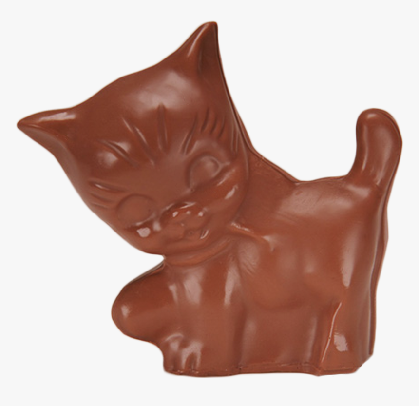 Chocolate Cute Cat Is Available In Milk Chocolate Or - Asian, HD Png Download