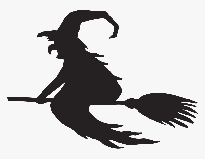 Witch Silhouette Clipart, HD Png Download