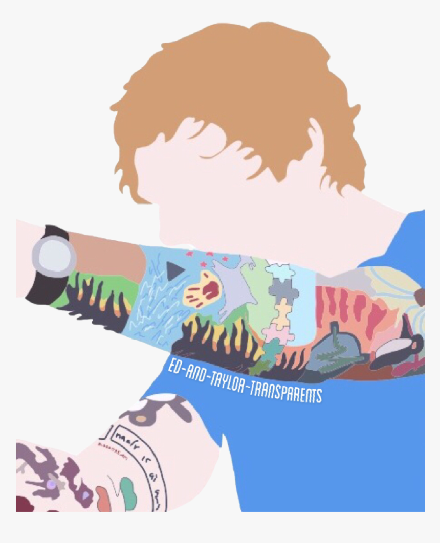 Ed Sheeran Drawing Transparent Art Tumblr Tattoos Tattoo - Ed Sheeran Tattoos Draw, HD Png Download