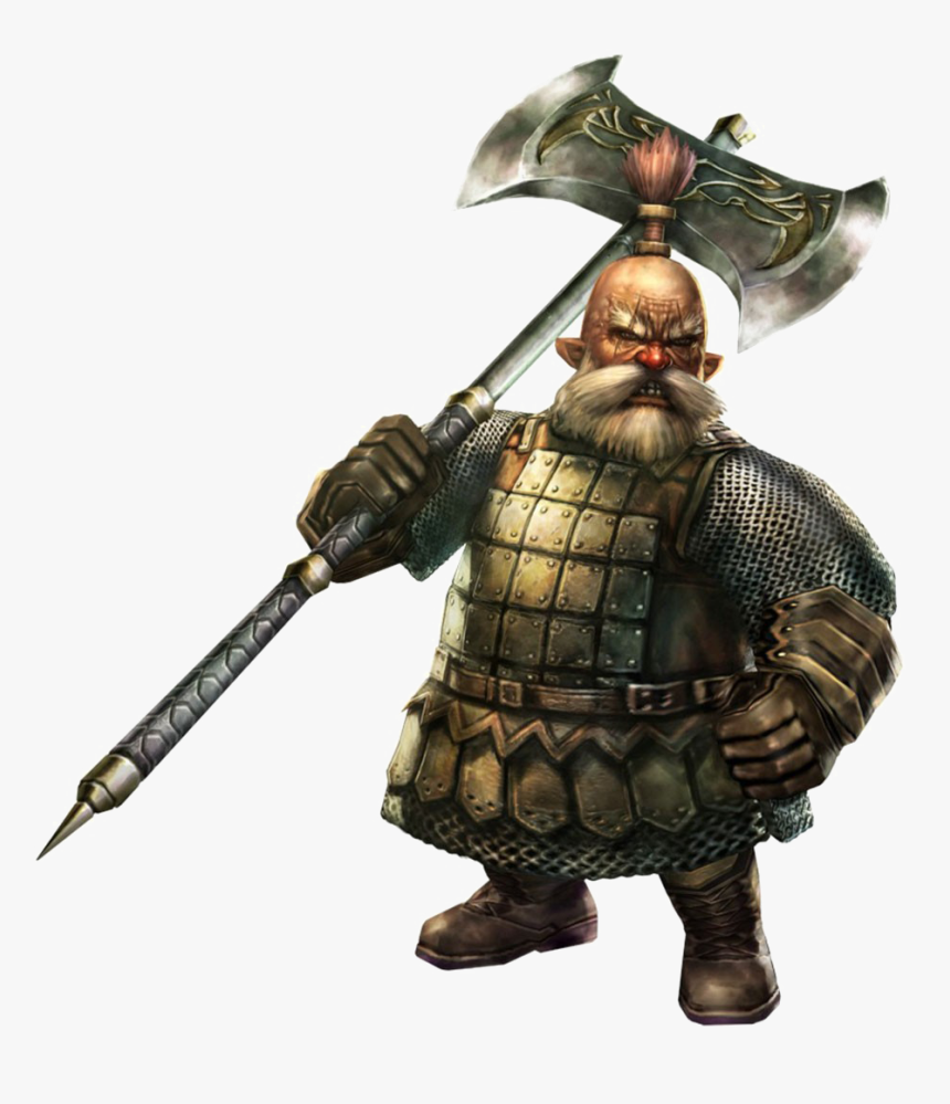 Dwarf Png Transparent Image - Dwarf With Battle Axe, Png Download