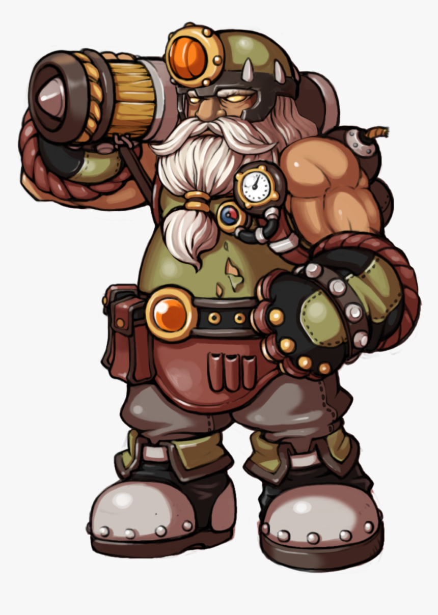 Bartender Drawing Dwarf - Monster Grand Chase, HD Png Download