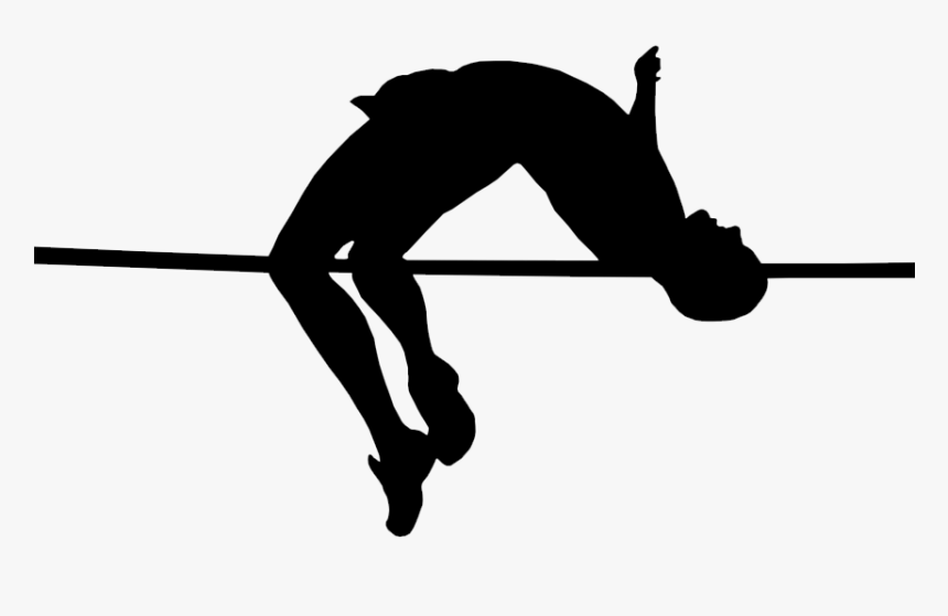 Track & Field High Jump Long Jump Clip Art - High Jump Clipart, HD Png