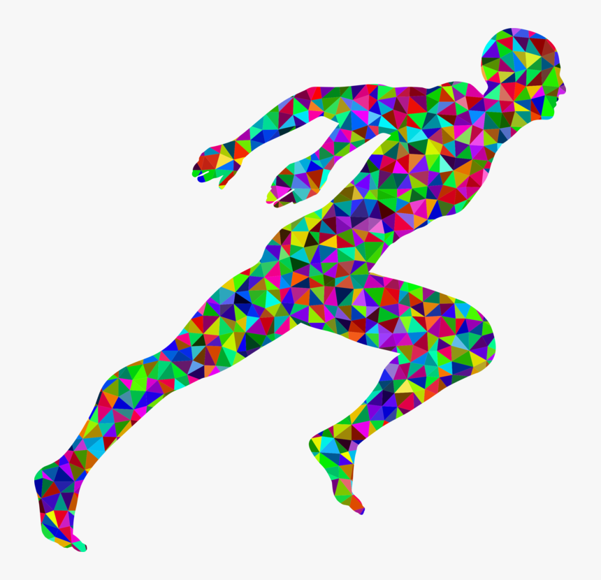 Sprint Running Sports Track & Field Idiom - Track And Field Abstract, HD Png Download