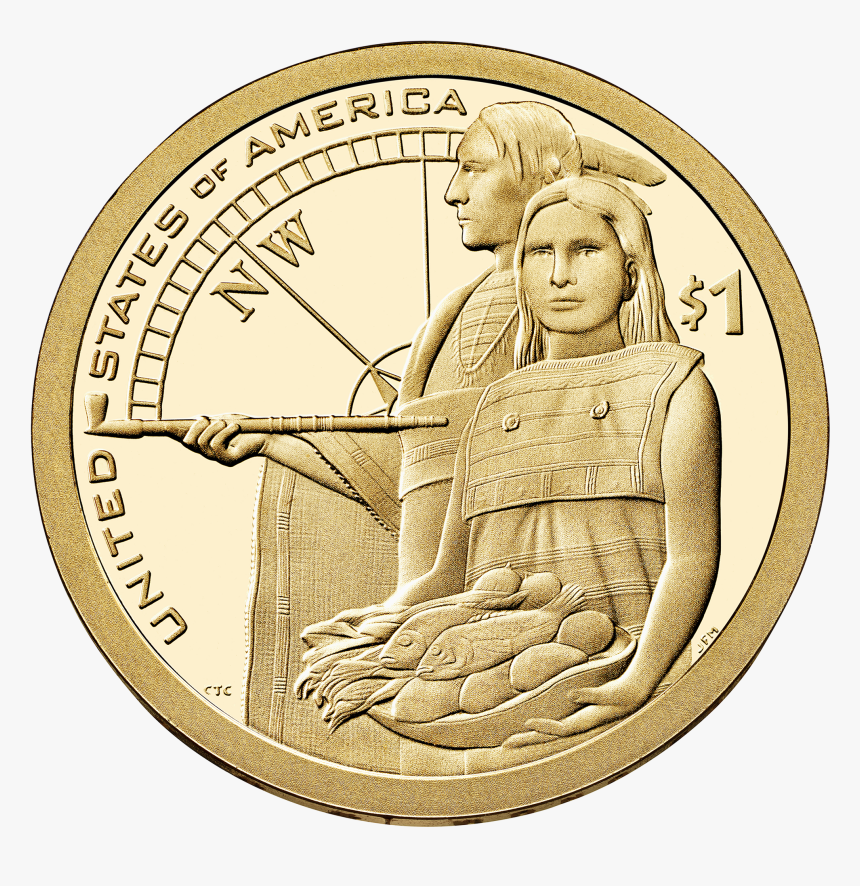 2014 Native American Coin - 2014 Native American Dollar, HD Png Download