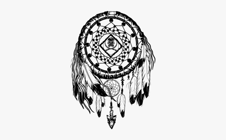 Dreamcatcher Indigenous Peoples Of The Americas Silhouette - Dreamcatcher Native American Mandala, HD Png Download