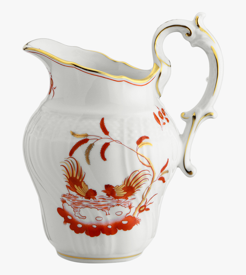 Richard Ginori Galli Rossi Coffee Milk Jug 14 Oz - Ceramic, HD Png Download