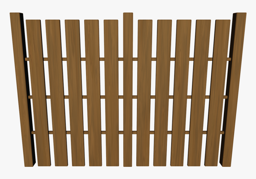 Fence Wood Isolated Free Picture - Fence, HD Png Download
